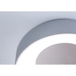 LED-kattovalaisin Paulmann Casca, IP44, 2100lm, 23W, säädettävä värilämpötila, matta-alumiini