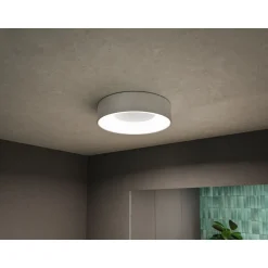 LED-kattovalaisin Paulmann Casca, IP44, 1500lm, 16W, säädettävä värilämpötila, mattamusta