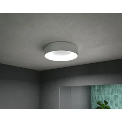 LED-kattovalaisin Paulmann Casca, IP44, 1500lm, 16W, säädettävä värilämpötila, mattamusta