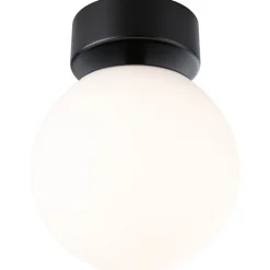 LED-kattovalaisin Paulmann Gove, 17cm, IP44, 3000K, mattamusta