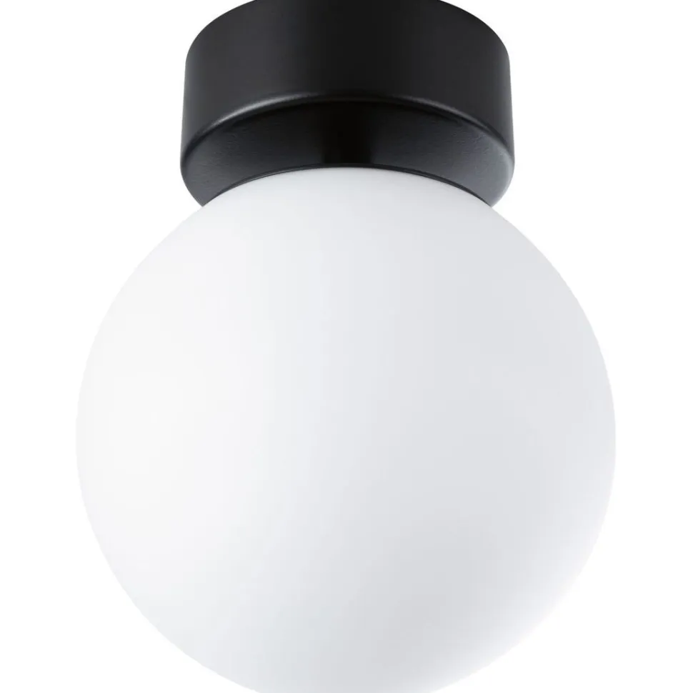LED-kattovalaisin Paulmann Gove, 17cm, IP44, 3000K, mattamusta