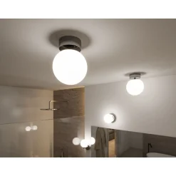 LED-kattovalaisin Paulmann Gove, 17cm, IP44, 3000K, mattamusta