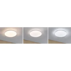 LED-kattovalaisin Paulmann Leonis II, Ø28cm, IP44, 3000-5700K, 1750lm, 230V, 16.5W, himmennettävä, valkoinen