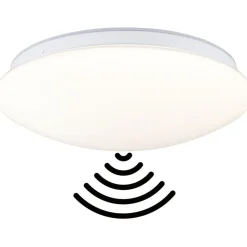 LED-kattovalaisin Paulmann Leonis II, Ø28cm, IP44, 3000-5700K, 1750lm, 230V, 16.5W, hämäräohjattu liiketunnistin (HF), himmennettävä, valkoinen