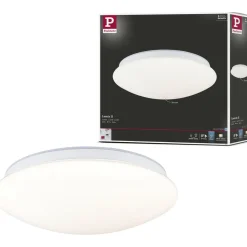 LED-kattovalaisin Paulmann Leonis II, Ø28cm, IP44, 3000-5700K, 1750lm, 230V, 16.5W, hämäräohjattu liiketunnistin (HF), himmennettävä, valkoinen