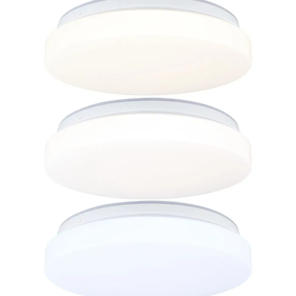 LED-kattovalaisin Paulmann Luiana, Ø28cm, IP44, 3000-5700K, 1750lm, 230V, 16.5W, himmennettävä, valkoinen