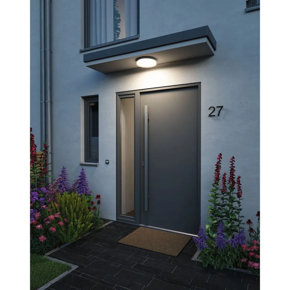 LED-kattovalaisin Paulmann Luiana, Ø28cm, IP44, 3000-5700K, 1750lm, 230V, 16.5W, himmennettävä, valkoinen