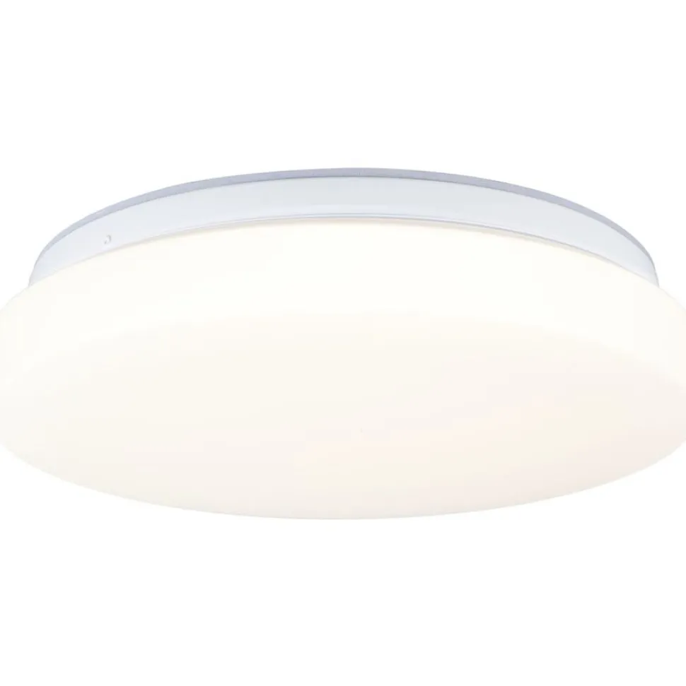 LED-kattovalaisin Paulmann Luiana, Ø28cm, IP44, 3000-5700K, 1750lm, 230V, 16.5W, hämäräohjattu liiketunnistin (HF), himmennettävä, valkoinen