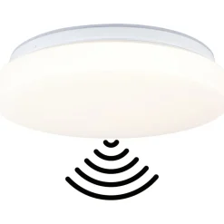 LED-kattovalaisin Paulmann Luiana, Ø28cm, IP44, 3000-5700K, 1750lm, 230V, 16.5W, hämäräohjattu liiketunnistin (HF), himmennettävä, valkoinen