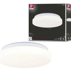 LED-kattovalaisin Paulmann Luiana, Ø28cm, IP44, 3000-5700K, 1750lm, 230V, 16.5W, hämäräohjattu liiketunnistin (HF), himmennettävä, valkoinen