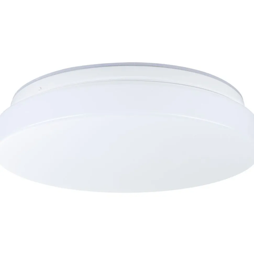 LED-kattovalaisin Paulmann Luiana, Ø28cm, IP44, 3000-5700K, 1750lm, 230V, 16.5W, hämäräohjattu liiketunnistin (HF), himmennettävä, valkoinen
