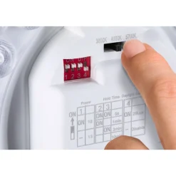 LED-kattovalaisin Paulmann Luiana, Ø28cm, IP44, 3000-5700K, 1750lm, 230V, 16.5W, hämäräohjattu liiketunnistin (HF), himmennettävä, valkoinen