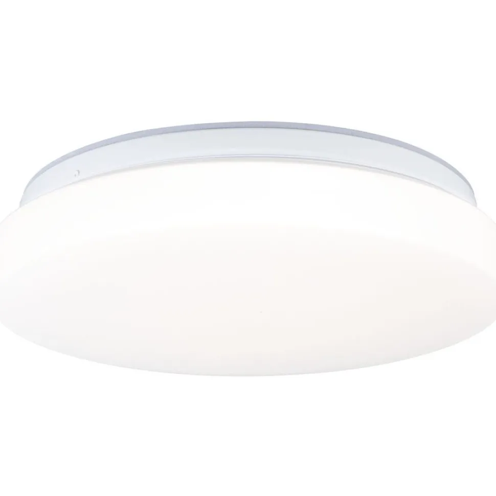 LED-kattovalaisin Paulmann Luiana, Ø28cm, IP44, 3000-5700K, 1750lm, 230V, 16.5W, hämäräohjattu liiketunnistin (HF), himmennettävä, valkoinen