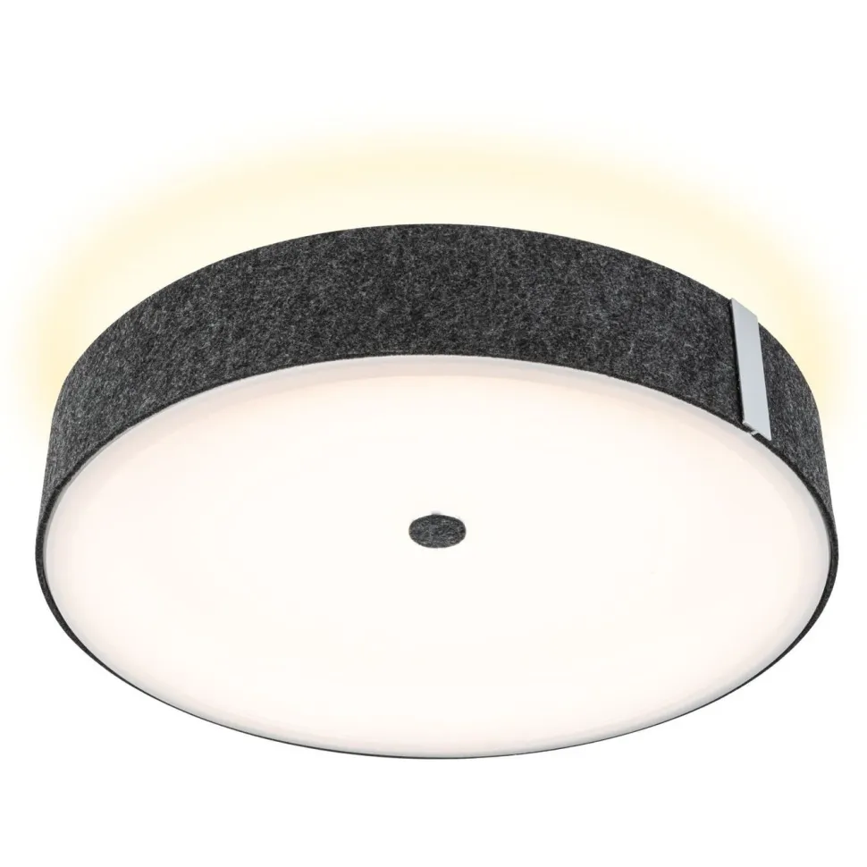 LED-kattovalaisin Paulmann Malika Ø40cm 2700K 2300lm 29W 3-Step-Dim himmennettävä antrasiitti