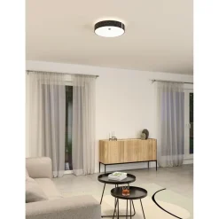 LED-kattovalaisin Paulmann Malika Ø40cm Smart Home Zigbee 3.0 2500lm 26W himmennettävä antrasiitti