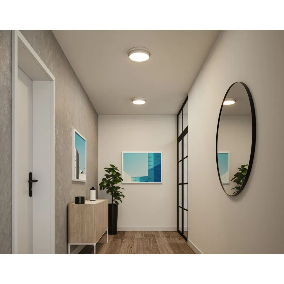 LED-kattovalaisin Paulmann Malik, 2700K, himmennettävä, mattamusta