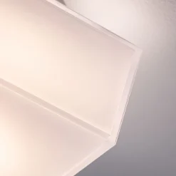 LED-kattovalaisin Paulmann Maro Square, IP44, 3000K, valkoinen
