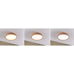 LED-kattovalaisin Paulmann Oka, IP44, 950lm, 24W, säädettävä värilämpötila, mattamusta