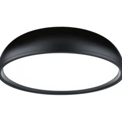 LED-kattovalaisin Paulmann Oka, IP44, 950lm, 24W, säädettävä värilämpötila, mattamusta