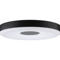 LED-kattovalaisin Paulmann Puric Pane, 2700K, himmennettävä, musta/harmaa
