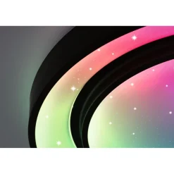 LED-kattovalaisin Paulmann Rainbow, RGBW+, 750lm, 22W, himmennettävä, musta/valkoinen