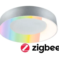 LED-kattovalaisin Paulmann Smart Home Zigbee 3.0 Casca, Ø40cm, IP44, RGBW+, 1750lm, 230V, 20W, himmennettävä, mattamusta