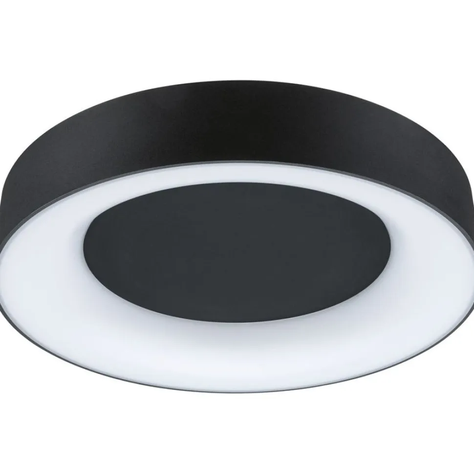 LED-kattovalaisin Paulmann Smart Home Zigbee 3.0 Casca, Ø40cm, IP44, RGBW+, 1750lm, 230V, 20W, himmennettävä, mattamusta