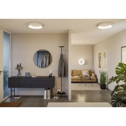 LED-kattovalaisin Paulmann Smart Home Zigbee 3.0 Casca, Ø40cm, IP44, RGBW+, 1750lm, 230V, 20W, himmennettävä, mattamusta