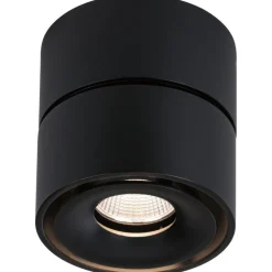 LED-kattovalaisin Paulmann Spircle, Ø78mm, 8W, 550lm, 3000K, mattamusta