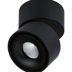 LED-kattovalaisin Paulmann Spircle, Ø78mm, 8W, 550lm, 3000K, mattamusta