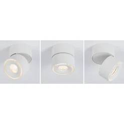 LED-Kattovalaisin Paulmann Spircle suunnattava 3000K mattavalkoinen