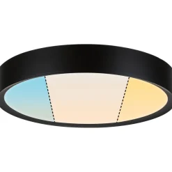 LED-kattovalaisin Paulmann Tega, IP44, 1200lm, 22.5W, säädettävä värilämpötila, vaalea puu