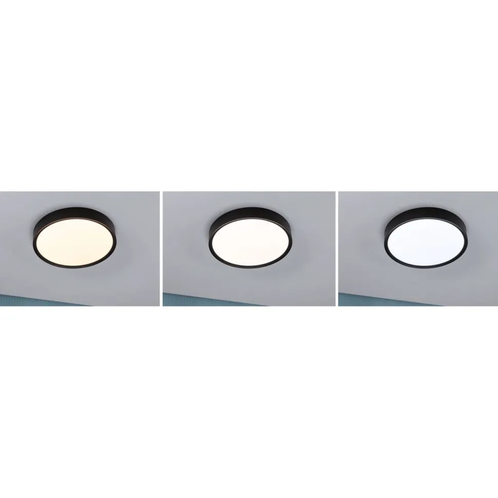 LED-kattovalaisin Paulmann Tega, IP44, 1200lm, 22.5W, säädettävä värilämpötila, vaalea puu