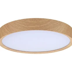 LED-kattovalaisin Paulmann Tega, IP44, 1200lm, 22.5W, säädettävä värilämpötila, vaalea puu