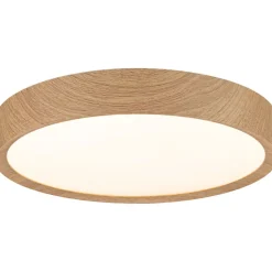 LED-kattovalaisin Paulmann Tega, IP44, 1200lm, 22.5W, säädettävä värilämpötila, vaalea puu