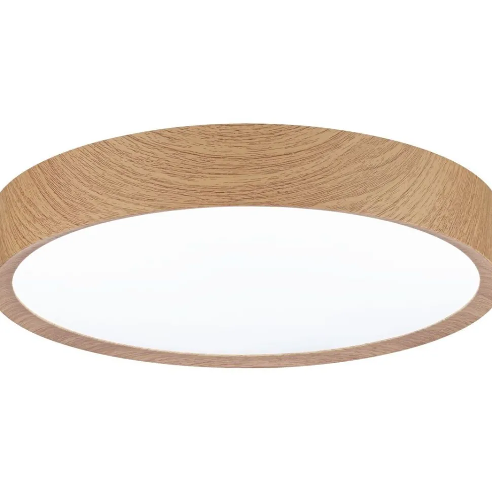 LED-kattovalaisin Paulmann Tega, IP44, 1200lm, 22.5W, säädettävä värilämpötila, vaalea puu