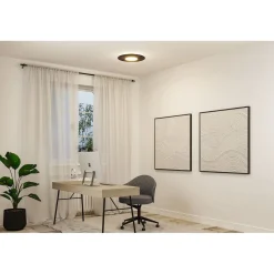 LED-kattovalaisin Paulmann Tulga Ø45cm Smart Home Zigbee 3.0 2000lm/850lm 19/9W himmennettävä antrasiitti