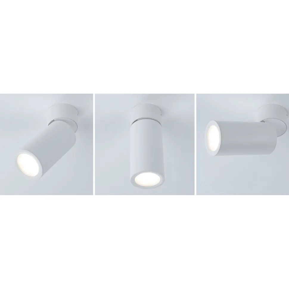 LED-kattovalaisin Paulmann Turnal Coin, 2700K, 470lm, 6W, himmennettävä, mattamusta