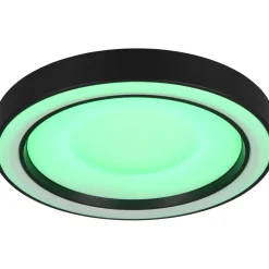 LED-kattovalaisin Trio Arco RGBW 40cm musta