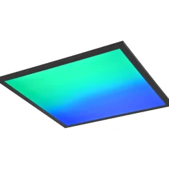 LED-kattovalaisin Trio Beta, 44.5cm, mattamusta, RGBW