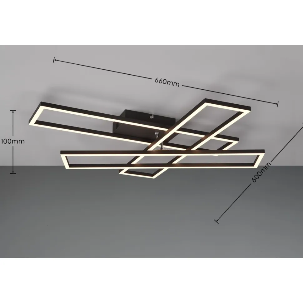 LED-kattovalaisin Trio Corso, eri värejä