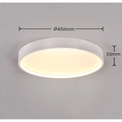 LED-kattovalaisin Trio Doha, 45cm, eri värejä