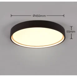 LED-kattovalaisin Trio Doha, 45cm, eri värejä