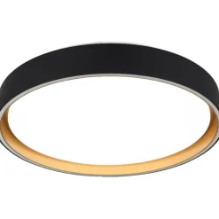 LED-kattovalaisin Trio Felis, 40cm, musta/kulta