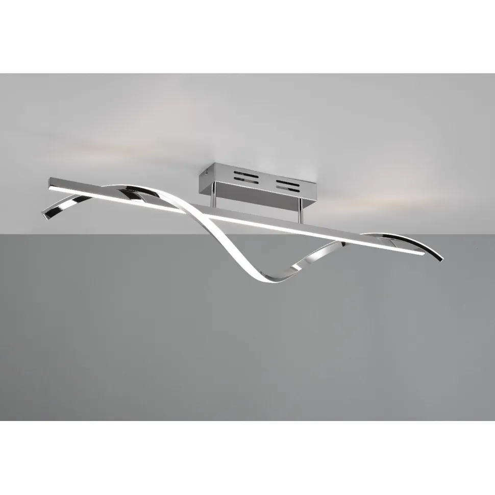 LED-kattovalaisin Trio Isabel, kromi, 4000K