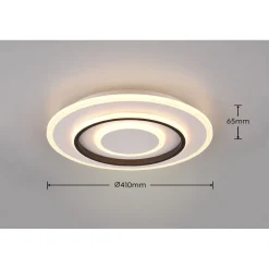 LED-kattovalaisin Trio Jora, 40cm, mattavalkoinen