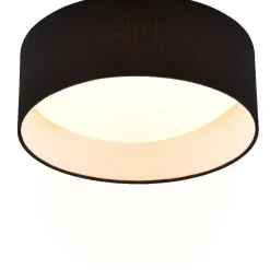 LED-kattovalaisin Trio Locarno, 28cm, harmaanruskea