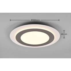 LED-kattovalaisin Trio Morgan, Ø45cm, eri värejä