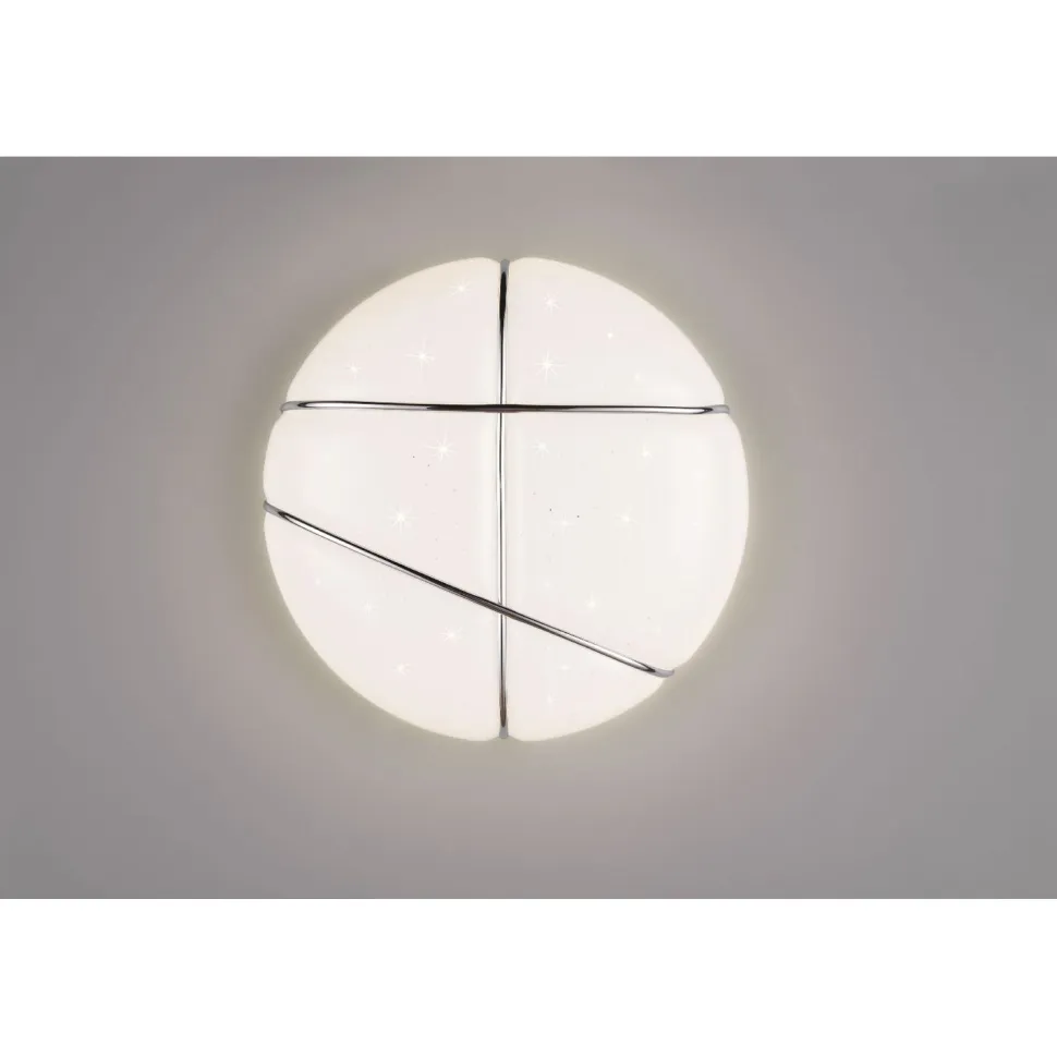 LED-kattovalaisin Trio Tibor, 28cm, valkoinen, 4000K