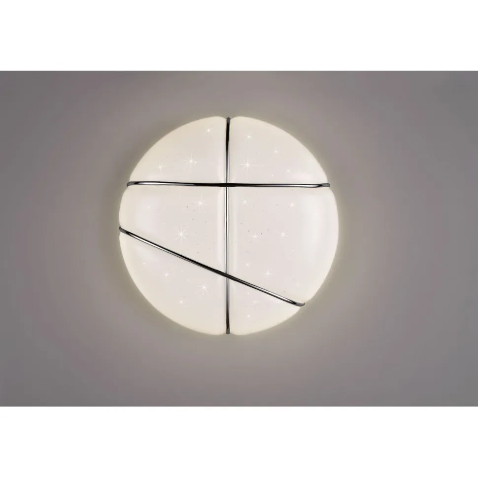 LED-kattovalaisin Trio Tibor, 28cm, valkoinen, 4000K